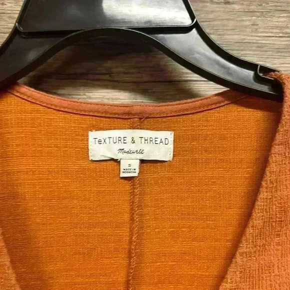 Madewell Rusty Orange Wrap Asymmetrical Dress - Picture 2 of 4